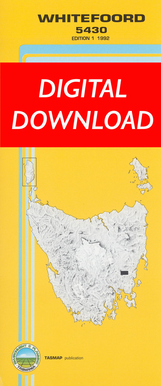 Cover of digital Whitefoord 5430 1:25 000 map
