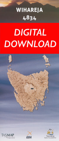 Cover of digital Wihareja 4834 1:25 000 map