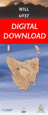Cover of digital Will 4037 1:25 000 map