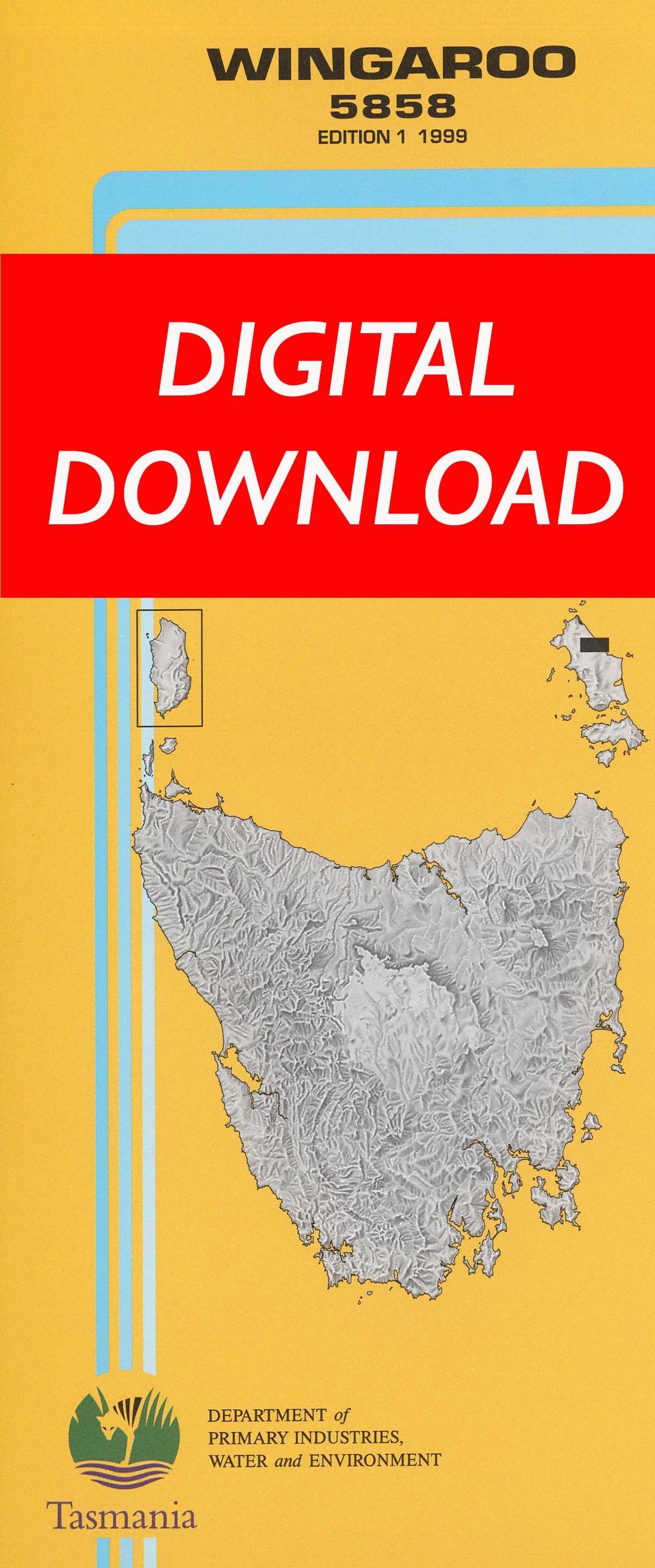 Cover of digital Wingaroo 5858 1:25 000 map