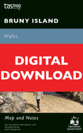 Cover of digital Bruny Island walks map