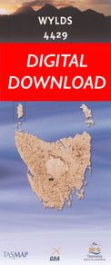 Cover of digital Wylds 4429 1:25 000 map