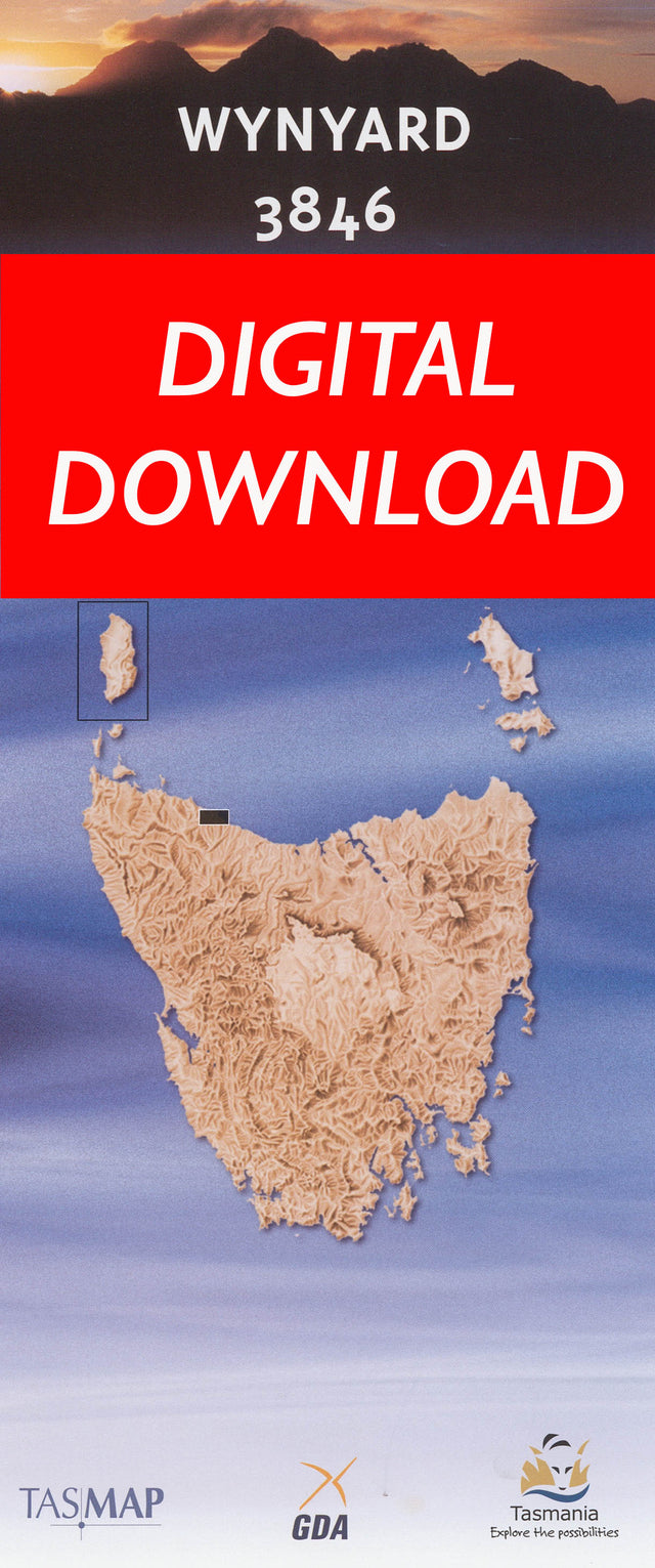 Cover of digital Wynyard 3846 1:25 000 map