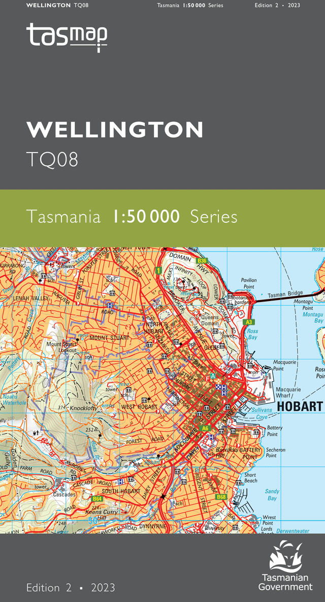 Cover of Wellington TQ08 1:50 000 Series map