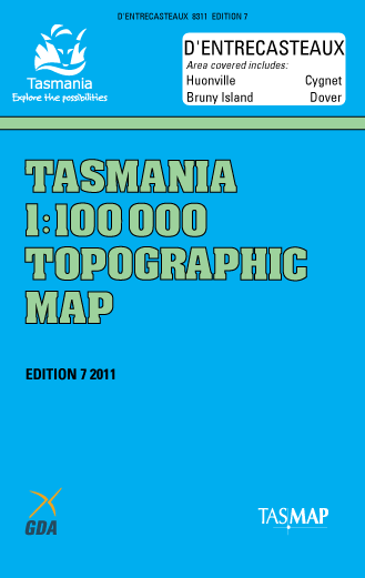 D'Entrecasteaux 1:100000 Topographic Map