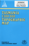 Derwent 1:100000 Topographic Map