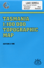 Lake Sorell 1:100000 Topographic Map
