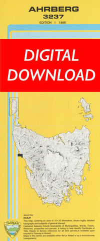 Cover of digital Ahrberg 3237 1:25 000 map