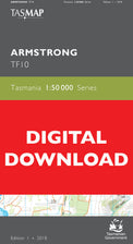 Cover of digital Armstrong TF10 1:50 000 Series map