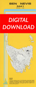 Cover of digital Ben Nevis 5441 1:25 000 map