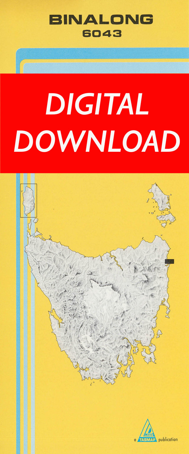 Cover of digital Binalong 6043 1:25 000 map