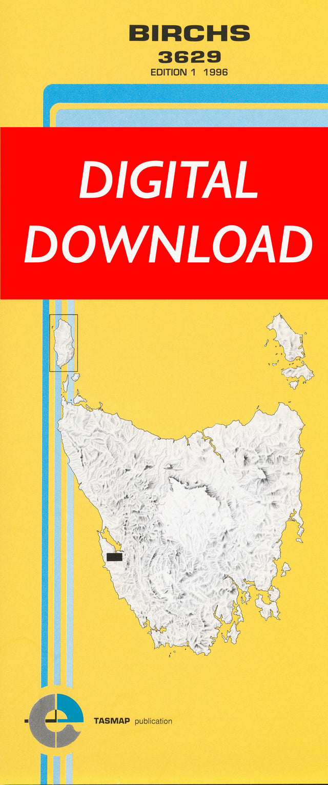 Cover of digital Birchs 3629 1:25 000 map