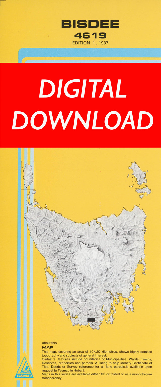 Cover of digital Bisdee 4619 1:25 000 map