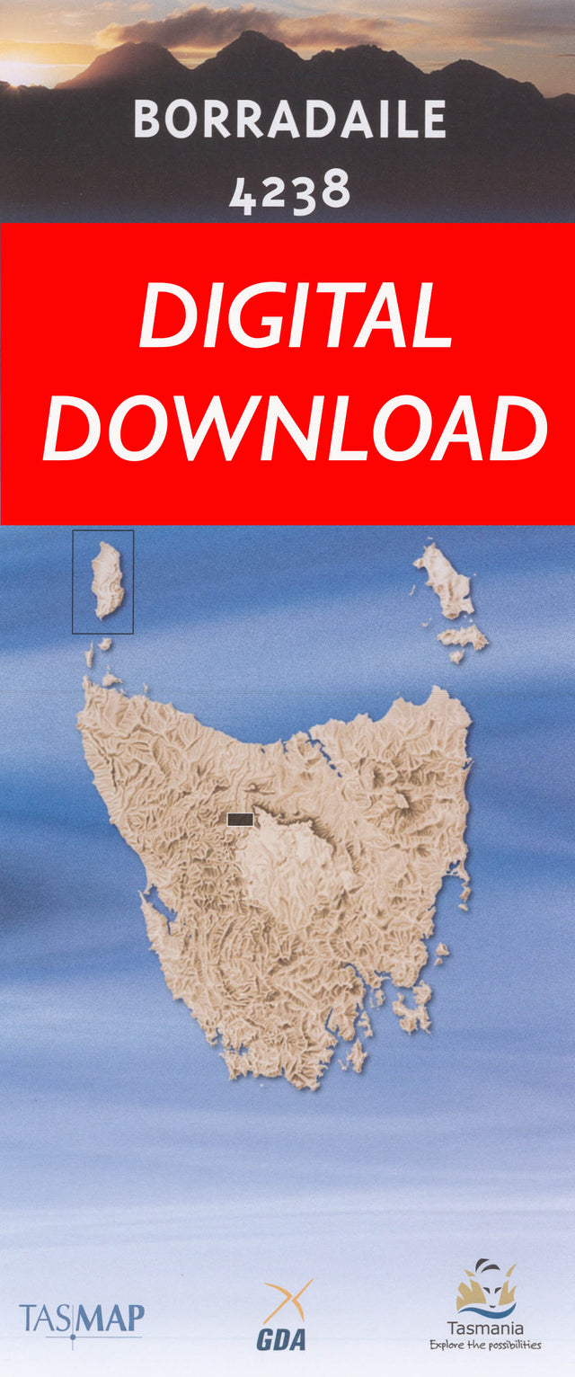 Cover of digital Borradaile 4238 1:25 000 map