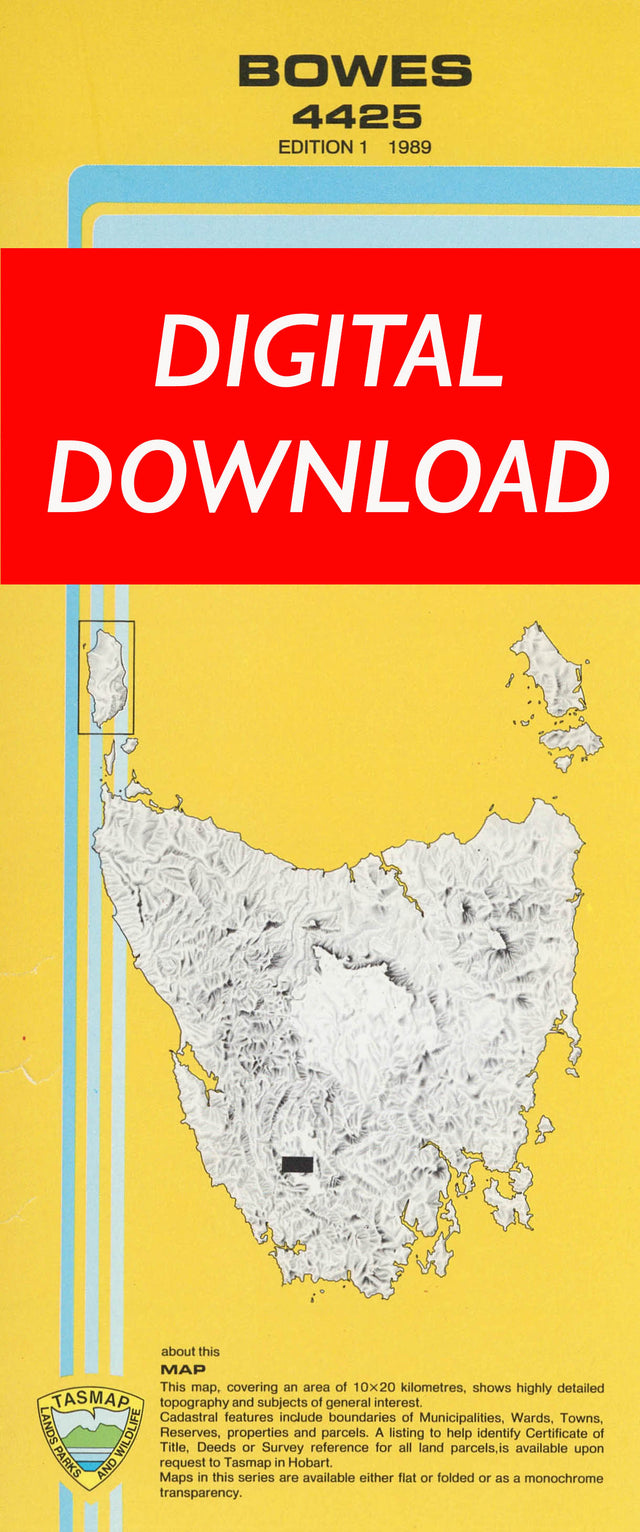 Cover of digital Bowes 4425 1:25 000 map