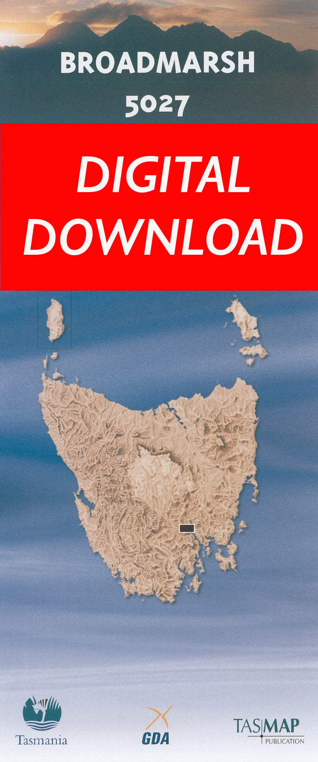 Cover of digital Broadmarsh 5027 1:25 000 map