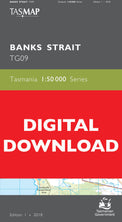 Cover of digital Banks Strait TG09 1:50 000 Series map