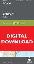 Cover of Breton digital TL07 1:50 000 Series map