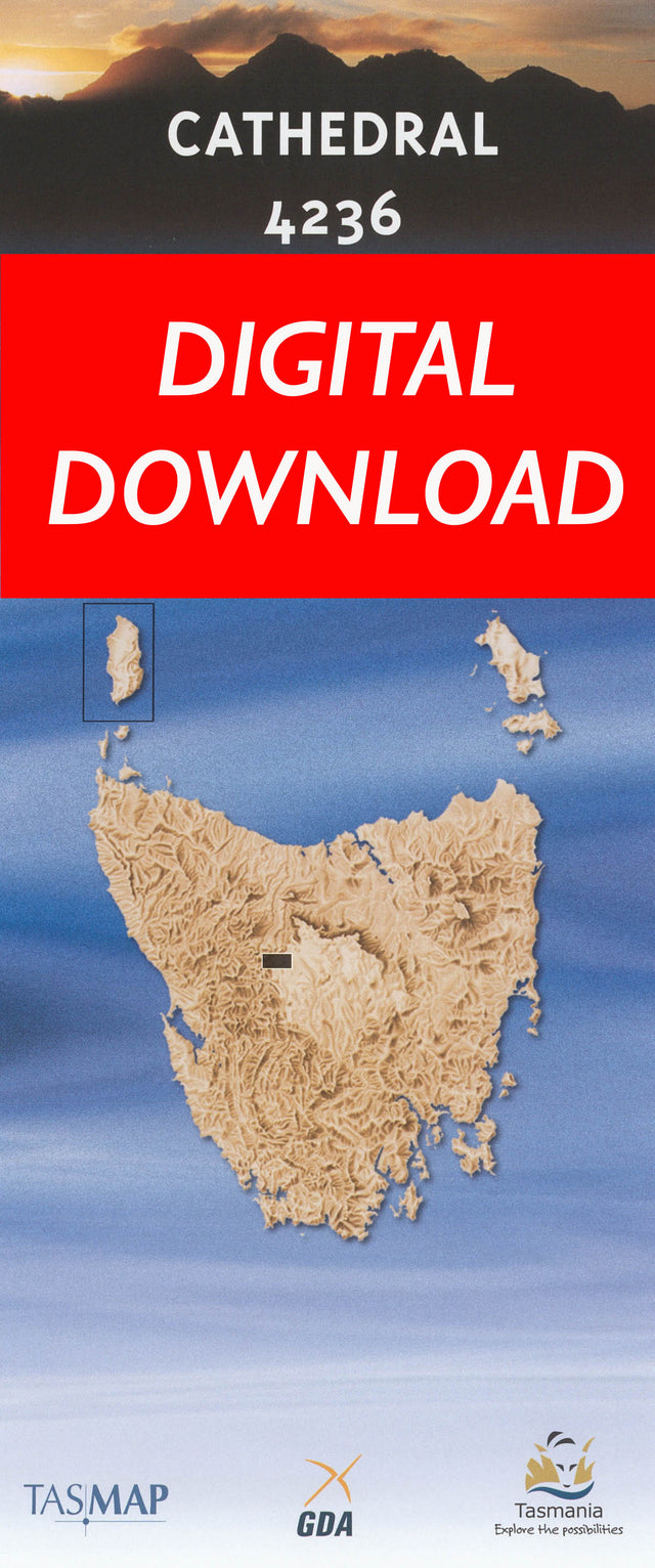 Cover of digital Cathedral 4236 1:25 000 map