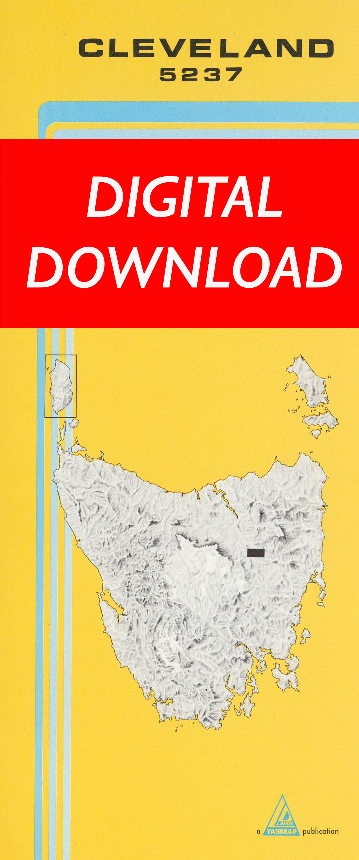 Cover of digital Cleveland 5237 1:25 000 map