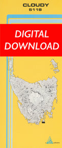 Cover of digital Cloudy 5118 1:25 000 map