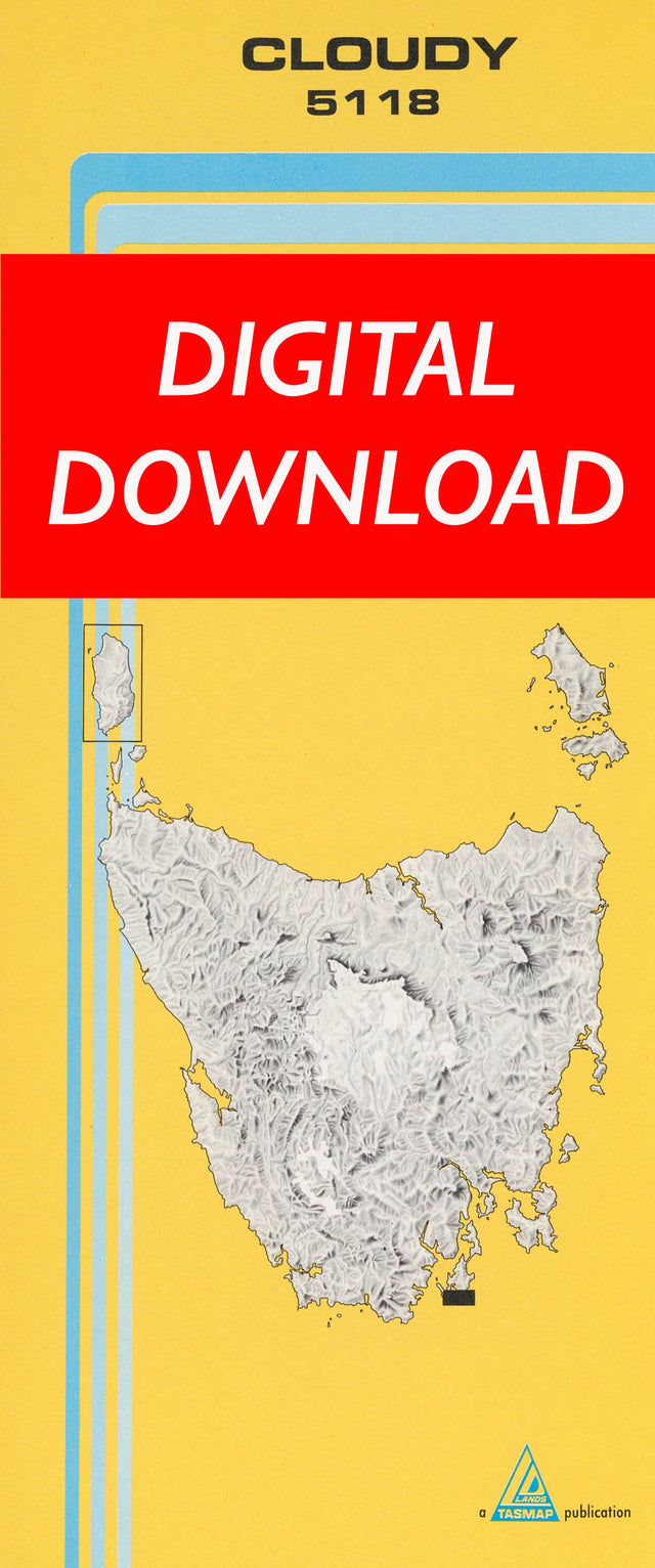 Cover of digital Cloudy 5118 1:25 000 map