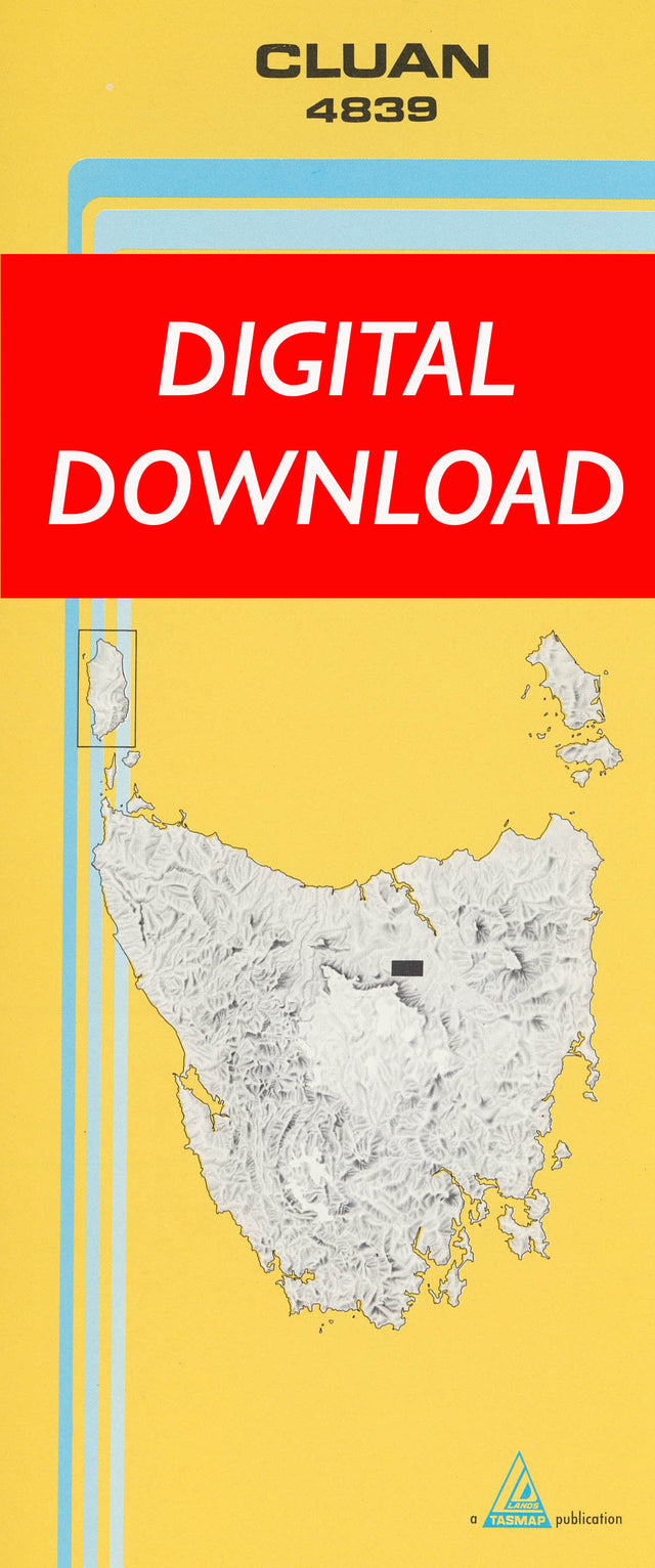 Cover of digital Cluan 4839 1:25 000 map