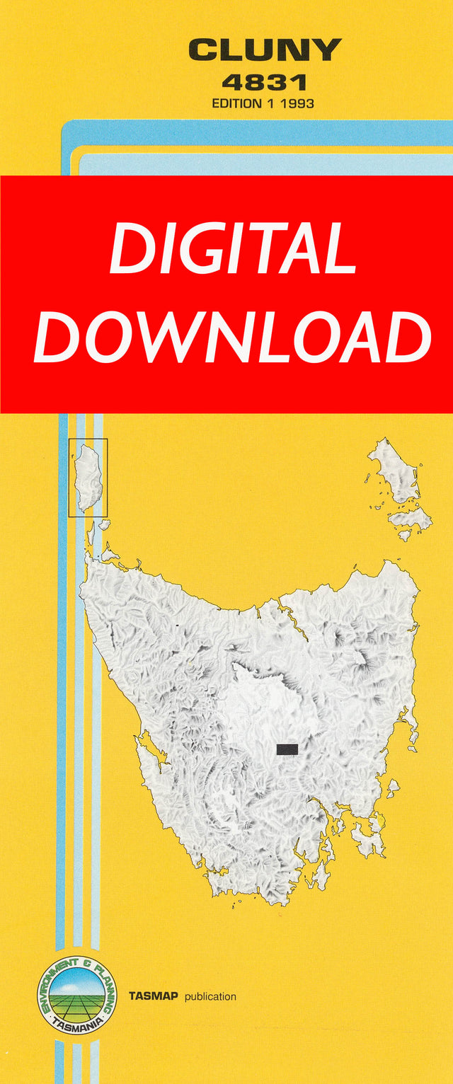 Cover of digital Cluny 4831 1:25 000 map