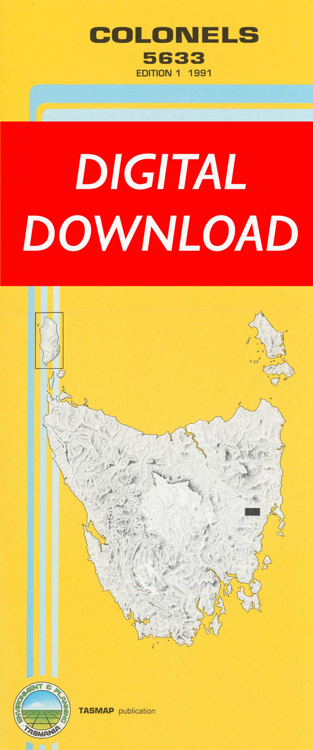 Cover of digital Colonel 5633 1:25 000 map