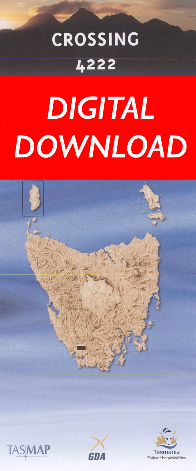 Cover of digital Crossing 4222 1:25 000 map