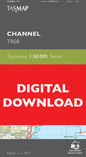 Cover of digital Channel TR08 1:50 000 Series map