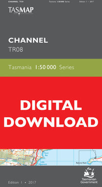 Cover of digital Channel TR08 1:50 000 Series map