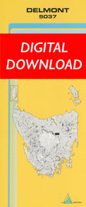 Cover of digital Delmont 5037 1:25 000 map