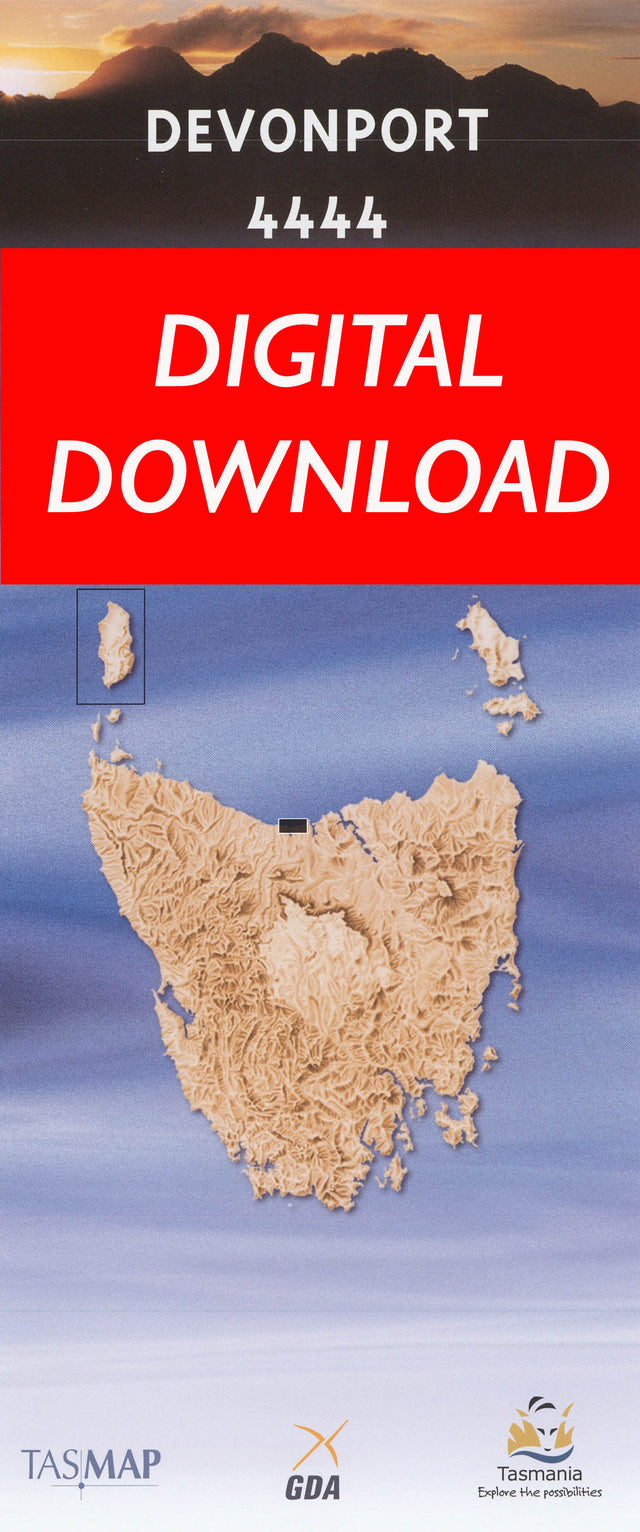 Cover of digital Devonport 4444 1:25 000 map