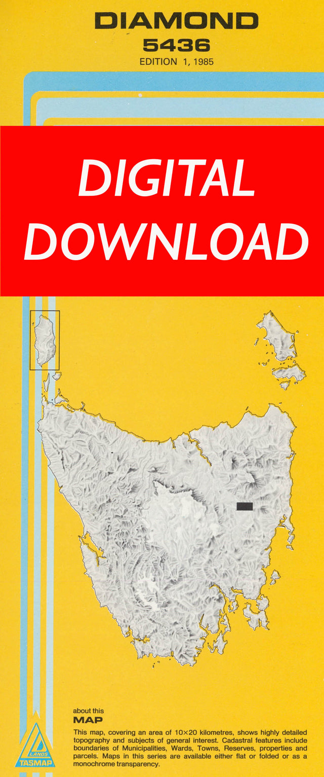 Cover of digital Diamond 5436 1:25 000 map