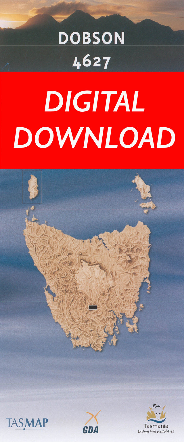 Cover of digital Dobson 4627 1:25 000 map