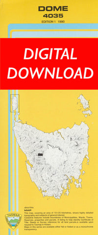 Cover of digital Dome 4035 1:25 000 map
