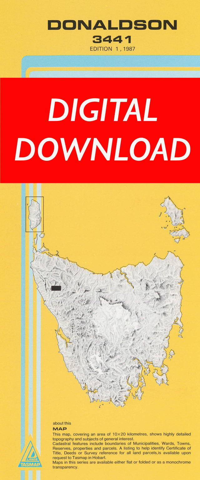 Cover of digital Donaldson 3441 1:25 000 map
