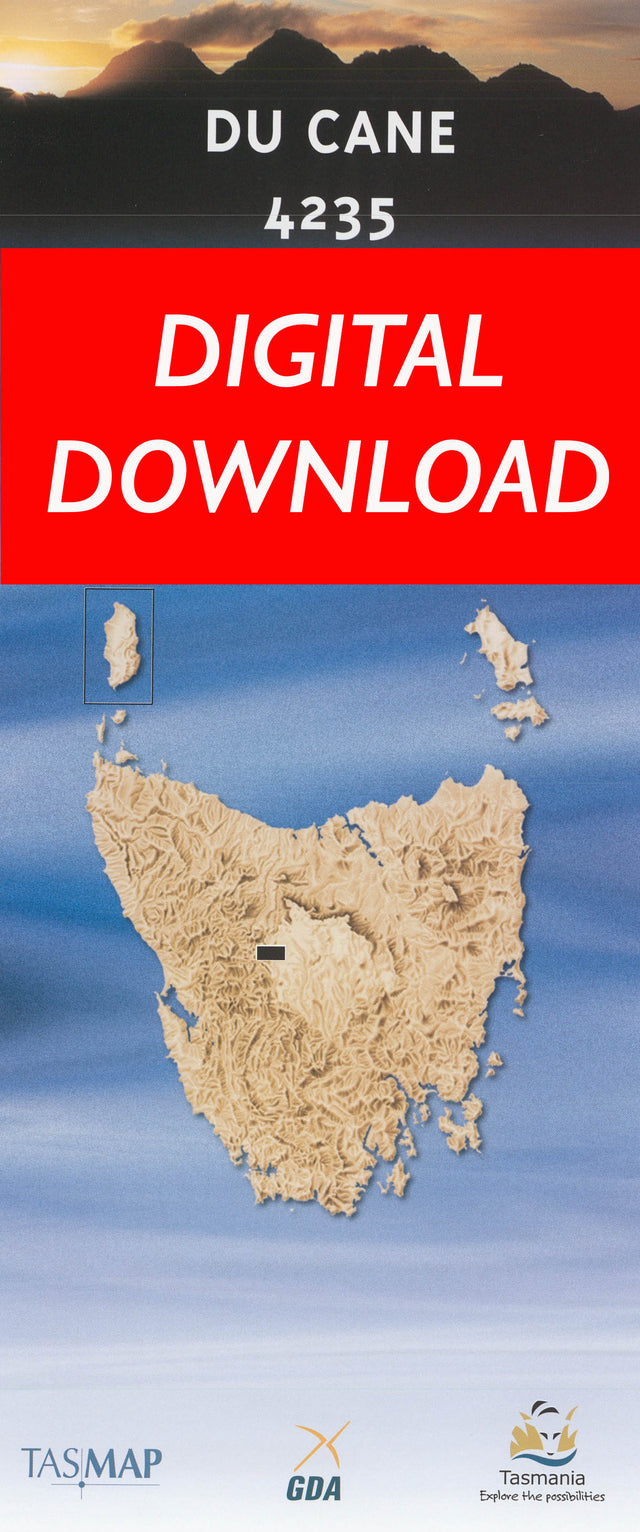 Cover of digital Du Cane 4235 1:25 000 map
