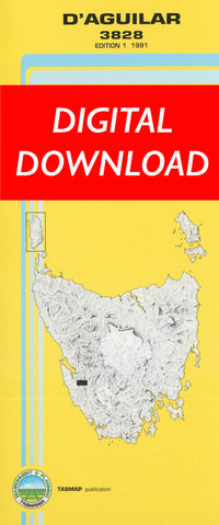 Cover of digital D'aguilar 3828 1:25 000 map