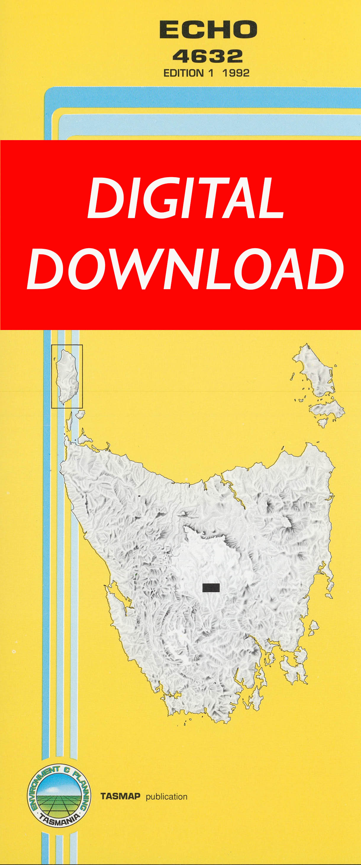 Cover of digital Echo 4632 1:25 000 map