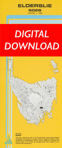 Cover of digital Elderslie 5028 1:25 000 map
