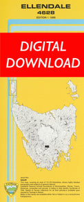 Cover of digital Ellendale 4628 1:25 000 map