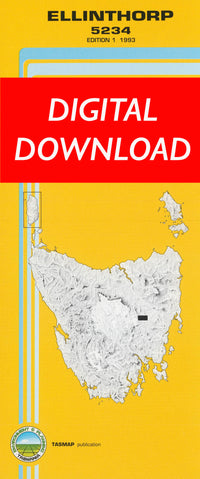 Cover of digital Ellinthorp 5234 1:25 000 map