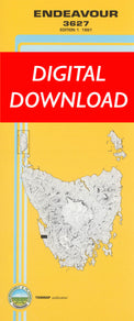 Cover of digital Endeavour 3627 1:25 000 map