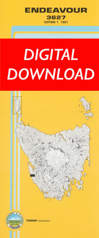 Cover of digital Endeavour 3627 1:25 000 map