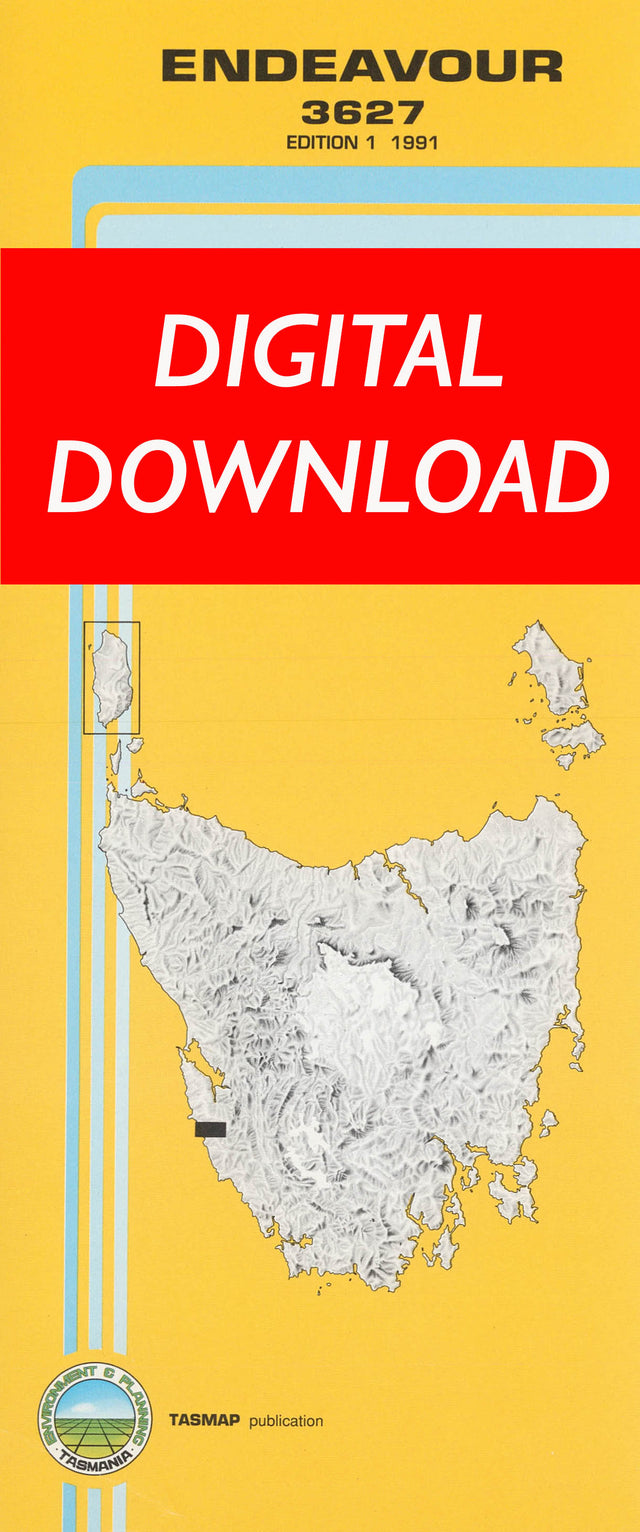 Cover of digital Endeavour 3627 1:25 000 map
