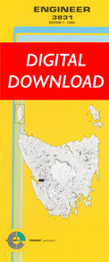 Cover of digital Engineer 3831 1:25 000 map