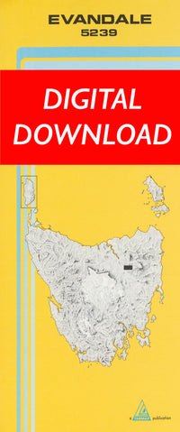 Cover of digital Evandale 5239 1:25 000 map