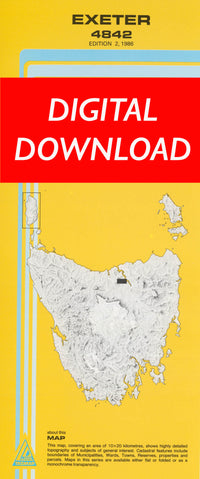 Cover of digital Exeter 4842 1:25 000 map